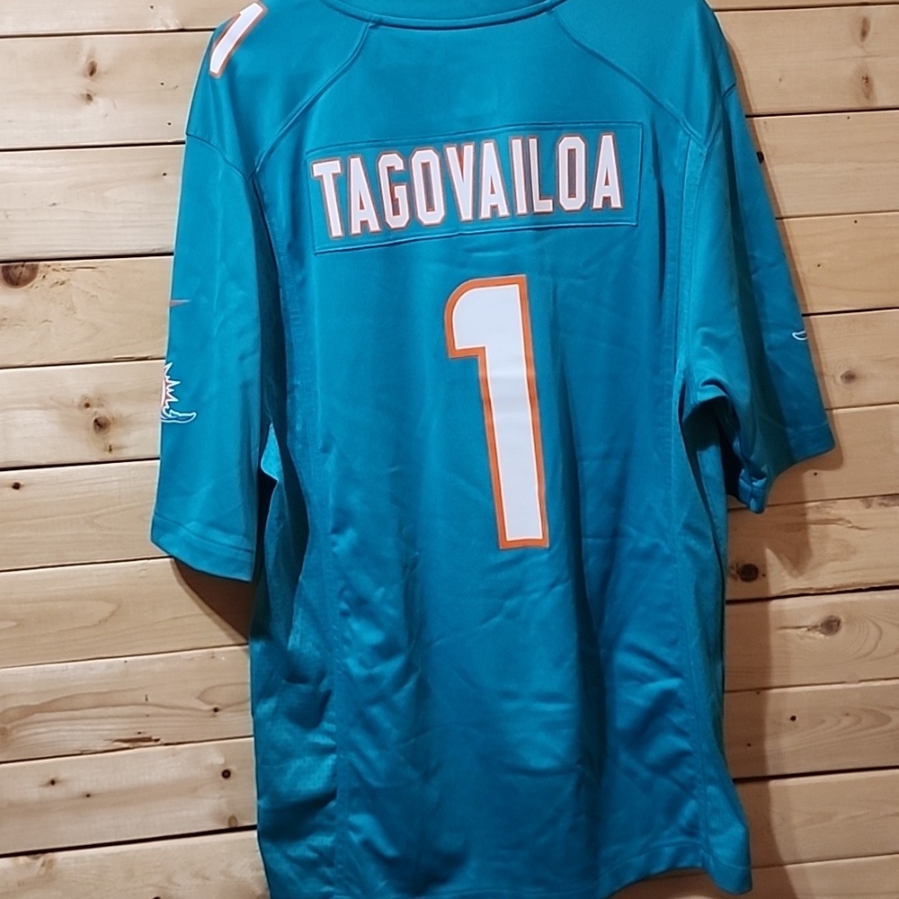 Nike Miami Dolphins Tua Tagovailoa #1 Game Jersey Size Large Unisex - Picture 6 of 6
